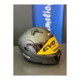 EVO ELEGANT Evo çene açılır gri antrasit güneş vizörlü ce belgeli kask