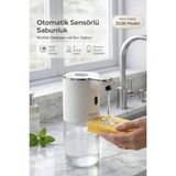 Evo House Otomatik Sensörlü Mutfak Deterjan-Sıvı Sabunluk - Duvara Monte - P18S Model - Beyaz