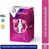 Evo Pharma Evodual Glikozamin, Kondroitin, MSM ve Tip 2 Kolajen İçeren 60 Tablet Takviye Edici Gıda