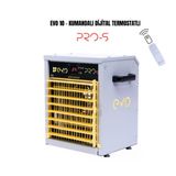 Evo10 Pros - 10 Kw Kumandalı Ve Dijital Endüstriyel Elektrikli Fanlı Isıtıcı