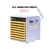 Evo15 Pros - 15 Kw Kumandalı Ve Dijital Endüstriyel Elektrikli Fanlı Isıtıcı
