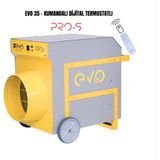 EVO40 Pros - 40 Kw Kumandalı ve Dijital Endüstriyel Elektrikli Fanlı Isıtıcı - 4000 W