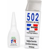 Evobond 502 Süper Yapıştırıcı – Hızlı Kuruyan Cyanoacrylate Güçlü Yapıştırıcı