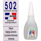Evobond Evo Bond 502 Hızlı Süper Japon Yapıştırıcı - 20 Gr. - 1 Adet