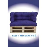 Evoke Dış Ve Iç Mekan Palet Bahçe Balkon Havuz Başı Yer Minderi Koltuk Minderi Takımı