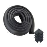 Evokids ( 2 Metre Kauçuk Kenar + 4 Adet Köşe ) Siyah Kauçuk Kenar Koruyucu
