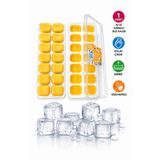 evolis kitchen 14 Bölmeli Yapışmaz Silikon Bas Çıkar Buzluk Buz Kalıbı 1 Adet(25x10) CM