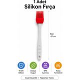 Evolis Kitchen Mini Silikon Yumurta Fırçası 1 Adet Ergonomik Tasarım ve Bulaşık Makinesinde Yıkanabilir