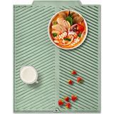 Evolis Kitchen Mint Yeşili Bulaşık Matı Büyük Boy 44 x 33 cm Silikon Bulaşık Kurutma Matı Bulaşıklık Bulaşık Altlığı