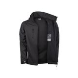 Evolite Alpha Softshell Tactical Taktik Siyah Erkek Mont