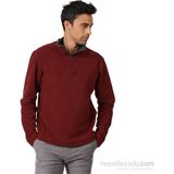 Evolite Fuga Erkek Mikro Polar Sweater - Bordo - XL