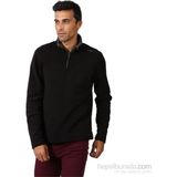 Evolite Fuga Erkek Mikro Polar Sweater - Siyah - 2XL
