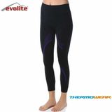 Evolite Thermowear Bayan Termal Alt İçlik S-M Siyah-Mor E-3126