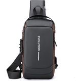 Evolution Cross Body Bag / Omuz Çantası - Gri - Altın