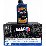 Evolution Elf Fulltech Fe 5W-30 1 Lt x 12 Adet (Koli) 2026 Üretim Motor Yağı