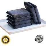 Evona Home Missclean Paslanmaz Telli Bulaşık Süngeri 5 Adet - Gri