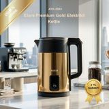 Evona Kettle Çelik Elektrikli Su Isıtıcısı Büyük Hacimli 2.0 Litre Modern Şık Tasarım Elara