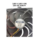 Evonest Lüfter 12V 0.50A DC Lüfter | Kuluçka Makinesi Fanı 12x12x2.5 cm