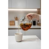 EVONİTA 1000 ml Isıya Dayanıklı Cam Demlik Çaydanlık – Ocak Üstü Borosilikat Cam Çay Demliği Kettle Şeffaf!!