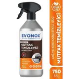 Evonox Clean Ultra Güçlü Mutfak Yüzey Temizleyici ve Yağ Sökücü - Limon Kokulu Sprey 750 ml