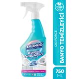 Evonox Oxı Force Banyo Temizleyici, Kireç Çözücü, Su Lekesi ve Sabun Artığı Temizleyici, Armatür Duşakabin Fayans Lavabo Parlatıcı 750 Ml