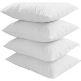 Evony 10 Adet Fermuarlı Beyaz Iç Yastık Kılıfı 45 X 65 Cm