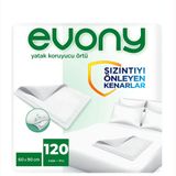 Evony 120 Adet 60x90 cm Yatak Koruyucu Örtü