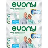 Evony Bel Bantlı Tekstil Yüzey M 2x30 60 Adet Yetişkin Hasta Bezi