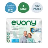 Evony Belbantlı Hasta Bezi M-Medium 30'lu 4 Paket (120 Adet)
