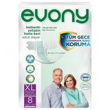 Evony Belbantlı Hasta Bezi xLarge 8 Adet