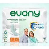Evony Belbantlı Yetişkin Hasta Bezi L 4 Paket