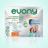 Evony Büyük (L) 60 Adet Belbantlı Yetişkin Hasta Bezi