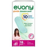 Evony Ekstra Uzun Günlük Mesane Pedi 18 Adet Bakteri Tutmayan Üst Yüzey ile Konforlu Koruma - XL