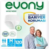Evony Emici Külot Orta Boy M 30'Lu 4 Adet Hasta Bezi