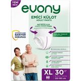 Evony Emici Külot Yetişkin Hasta Bezi Xl 30 Lu 1 Paket - Beyaz