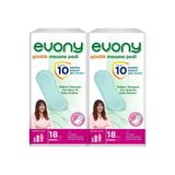 Evony Günlük Mesane Pedi Ekstra Uzun, 36 Adet (2 Paket x 18)