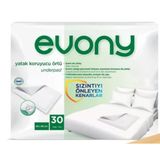 Evony Hasta Yatak Koruyucu 60X90cm 90 Adet (3Pkx30) (Kaymaz Özellikli)