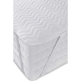 Evony Kapitoneli Sıvı Geçirmez Yatak Koruyucu Alez 150X200 cm Tek Kişilik Köşe Lastikli - Beyaz - 150 x 200 cm