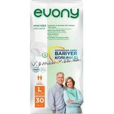 EVONY Külotlu Hasta Bezi Large 30'Lu Anatomik Yapı ve Nefes Alan Tekstil Yüzey ile Konfor