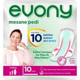 Evony Mesane Pedi Ekstra Yoğun 10 Adet İdrar Kaçırmaya Karşı Konforlu Koruma - 2XL