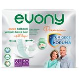Evony Premium Yetişkin Ekstra Large 30 Adet Hasta Bezi