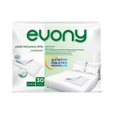Evony Yatak Koruyucu Örtü 60x90 cm Kaymayan Yapısı ile 30 Adet Güvenli Kullanım