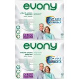 Evony Yetişkin Bel Bantlı Tekstil Yüzey Extra Large 60 Adet Hasta Bezi