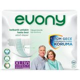 Evony Yetişkin Belbantlı Ekstra Large Jumbo 30 Adet Hasta Bezi