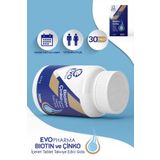 EVOPHARMA Biotin Çinko Içeren Takviye Edici Gıda 30 Tablet Saç Vitamini