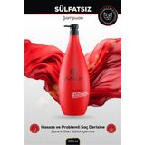 Evoque Sülfatsız Şampuan, Keratin Içeren Besleyici &onarıcı Etki, Sülfat Tuz Silikon Paraben Içermez,1000Ml