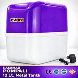 Evora 5 Aşamalı 12 Lt Mor Kapalı Şeffaf Kasa Pompalı Su Arıtma Cihazı