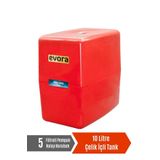 Evora 5 Filtreli 10 L Pompalı Kırmızı Kapalı Kasa Su Arıtma Cihazı