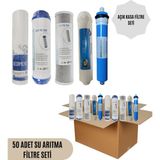 Evora 50 Adet Açık Kasa 5'Li Su Arıtma Filtre Seti