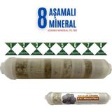 Evora 8 Li Combo Filtre Su Arıtma Filtresi Alkalin + Detox Yüksek Performanslı Mineral Filtre